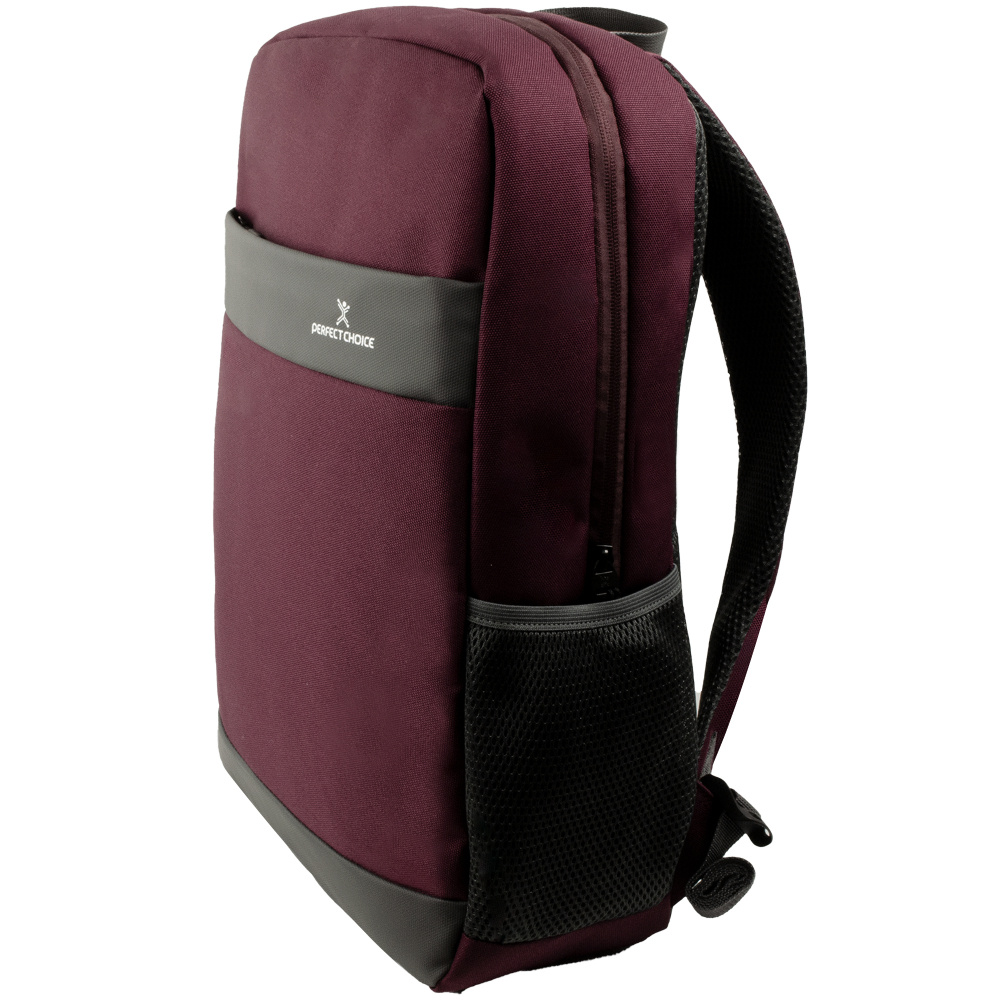 Mochila Para Laptop PERFECT CHOICE Bold, 15.6 pulgadas, Tinto