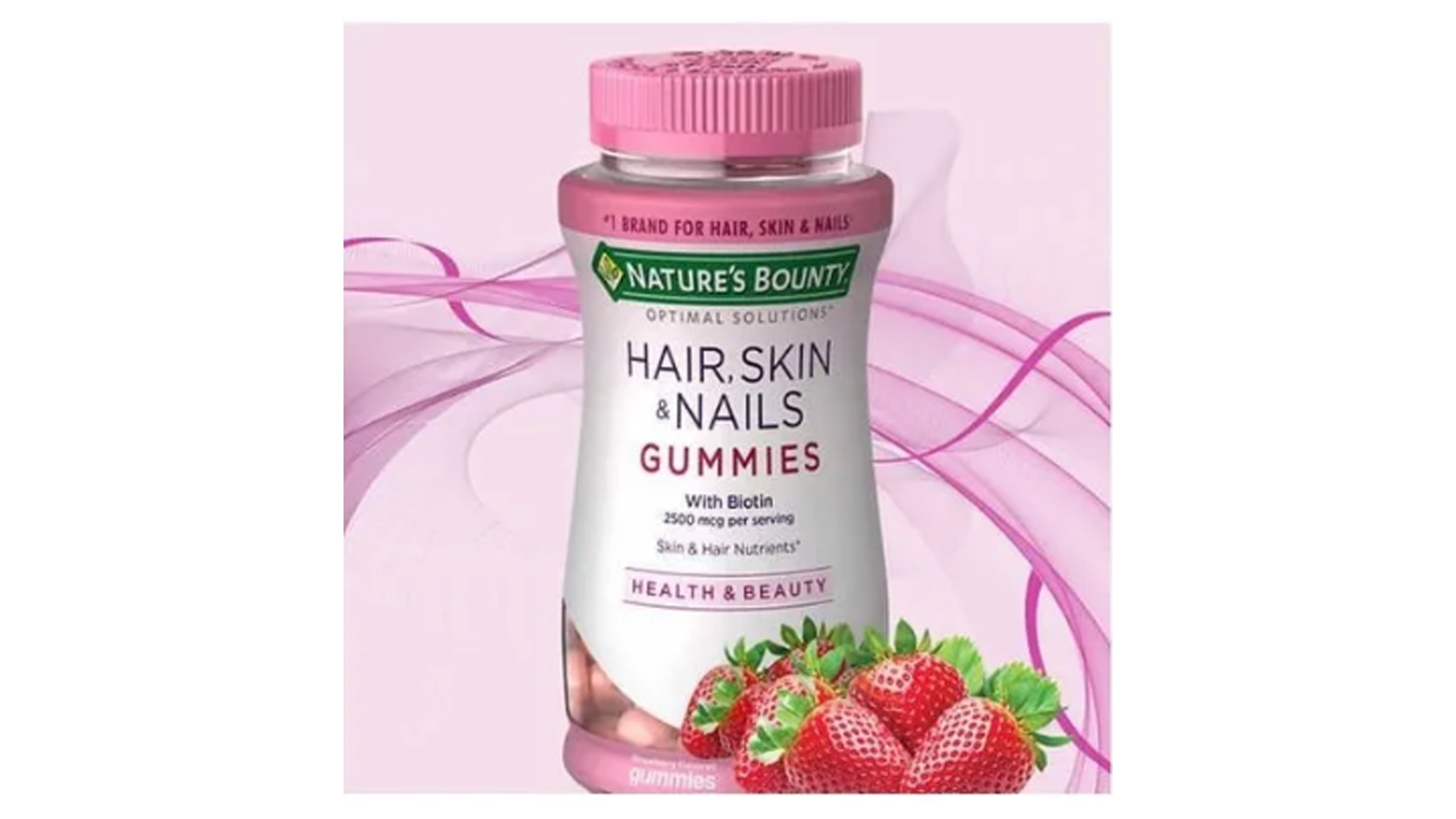 Hair Skin And Nails Natures Bounty Con Biotina 2500mcg 230 gomitas