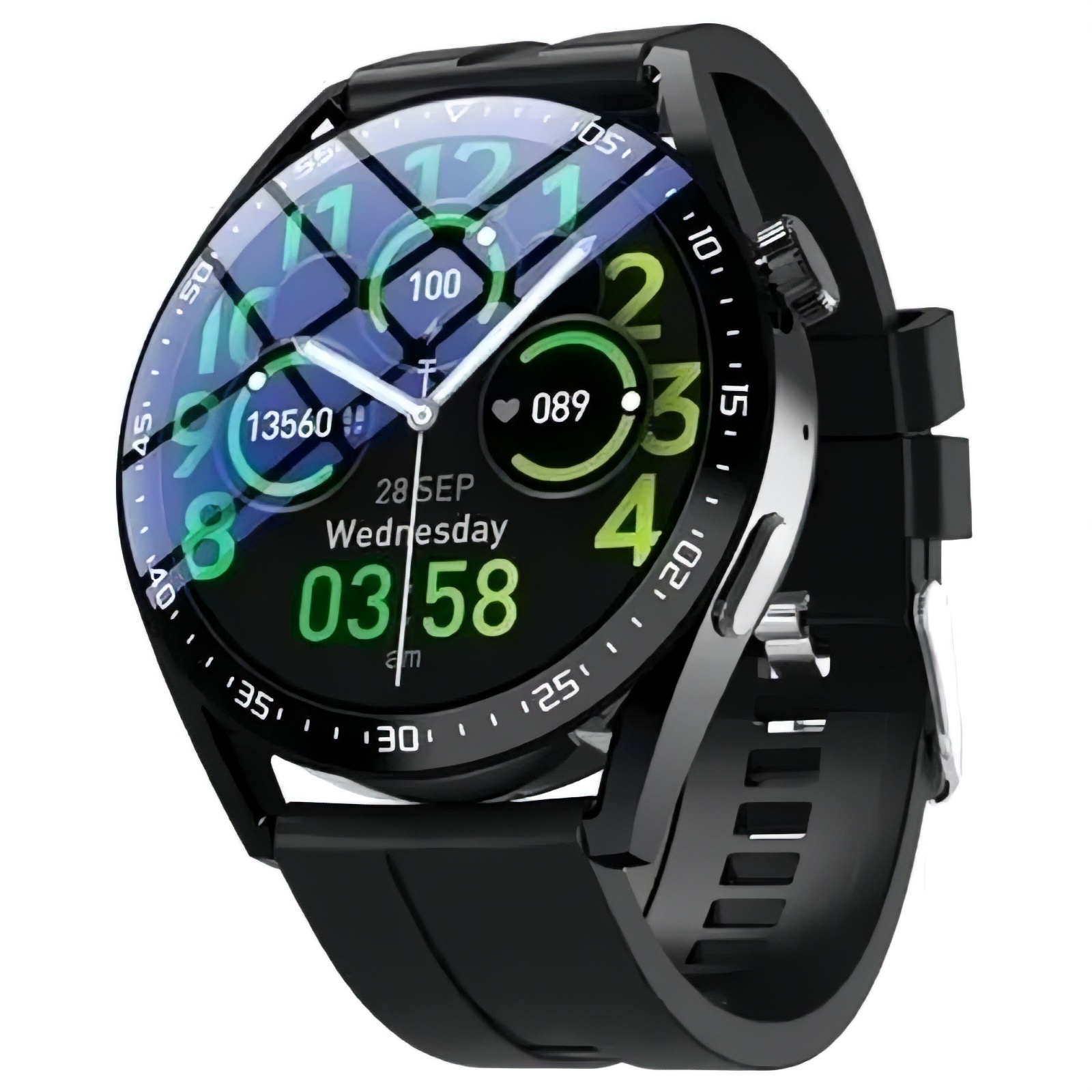 Reloj Inteligente Hw28 Smartwatch Para Hombre+nfc 2022 Nuevo