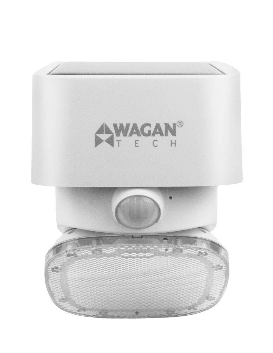 Lámpara Solar De Pared 2000 Sensor Movimiento Wagan Tech MOD.8569