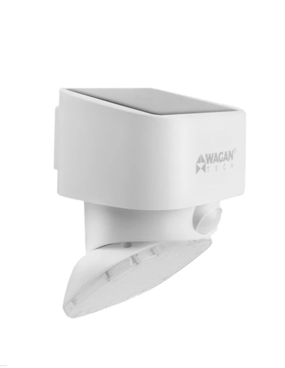 Lámpara Solar De Pared 2000 Sensor Movimiento Wagan Tech MOD.8569