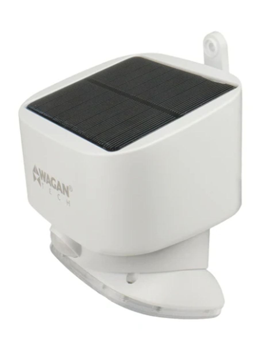 Lámpara Solar De Pared 2000 Sensor Movimiento Wagan Tech MOD.8569