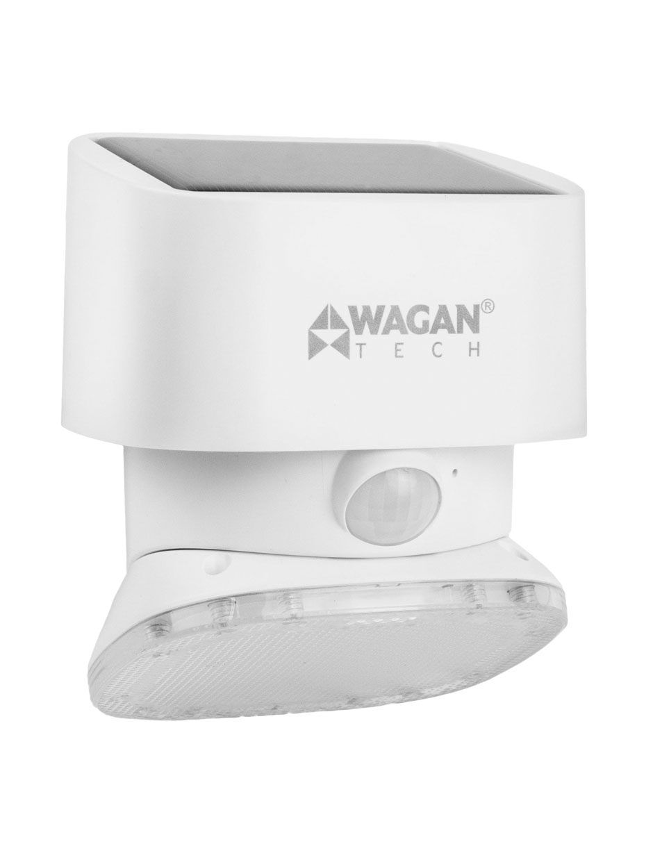 Lámpara Solar De Pared 2000 Sensor Movimiento Wagan Tech MOD.8569