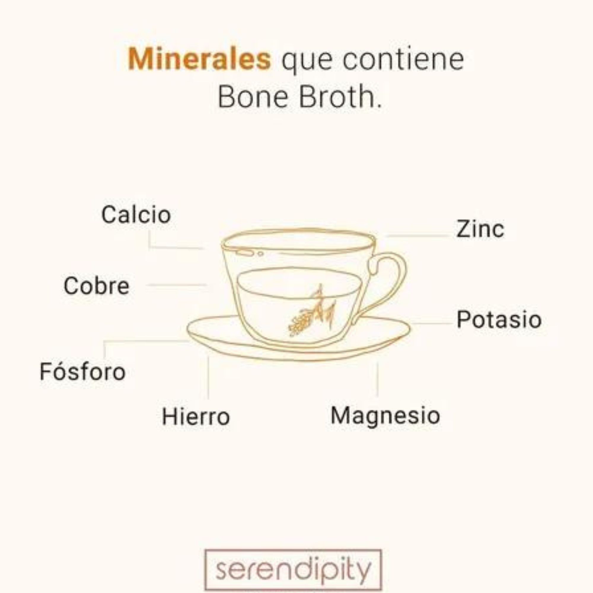 Caldo De Huesos Res 400ml Bone Broth Serendipity Orgánico