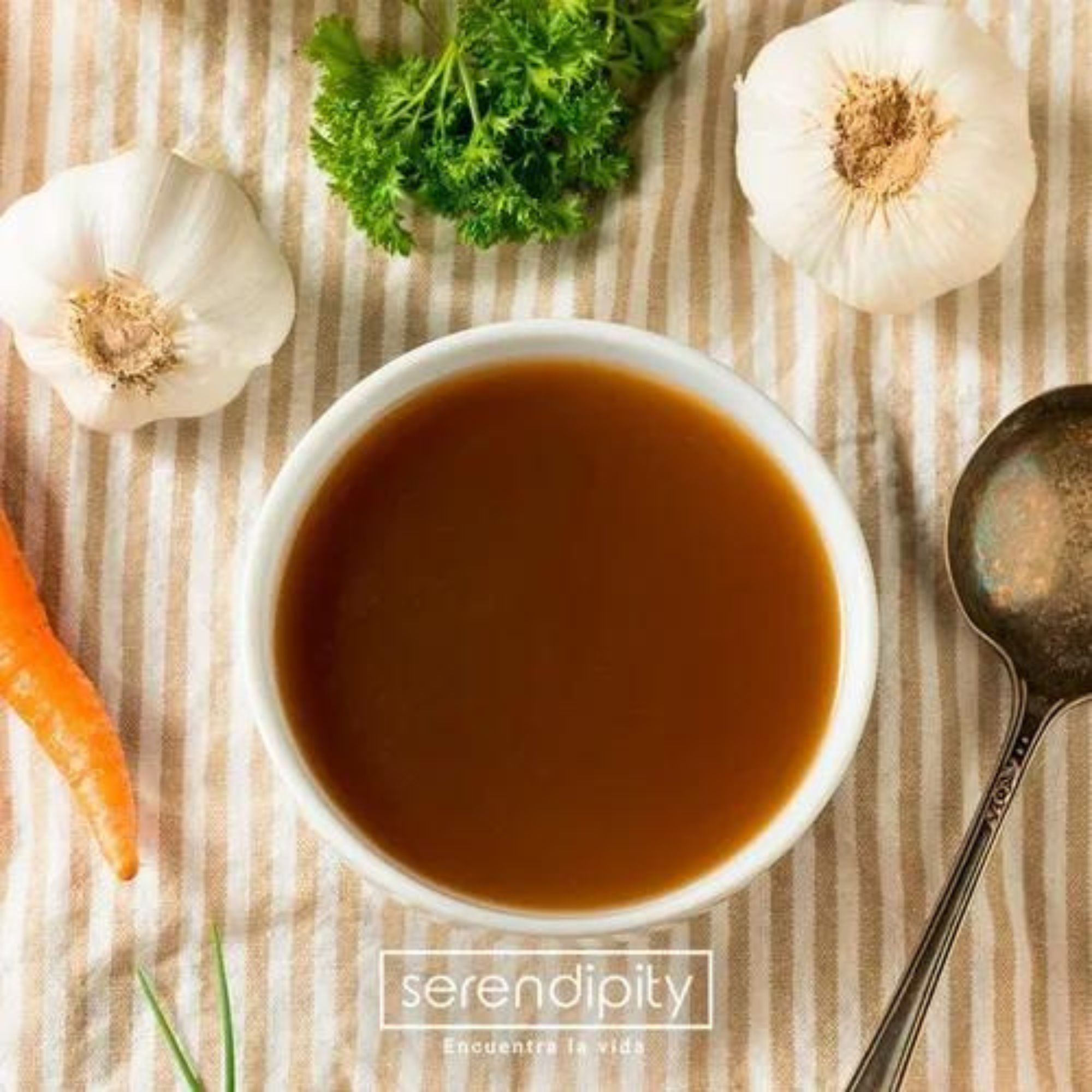 Caldo De Huesos Res 400ml Bone Broth Serendipity Orgánico