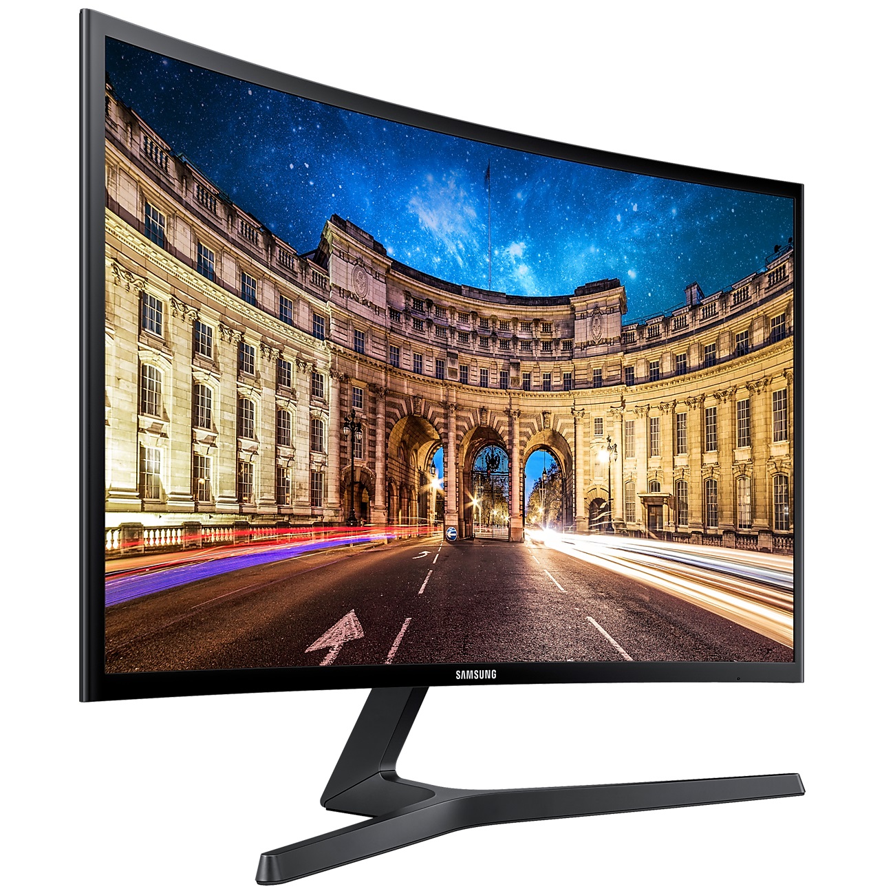 Monitor Gamer Samsung Curvo 24 C24f396 Led Full Hd Negro 1800R