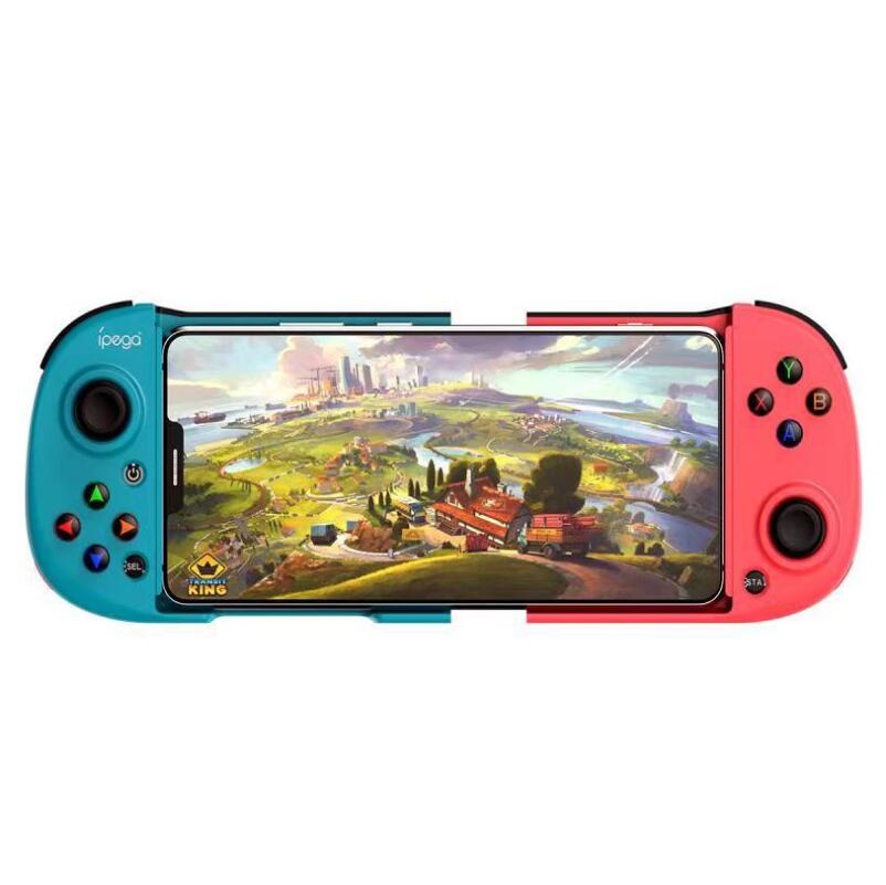 Control Remoto Joystick Inalámbrico Ipega Pg-9217 Azul con Rojo