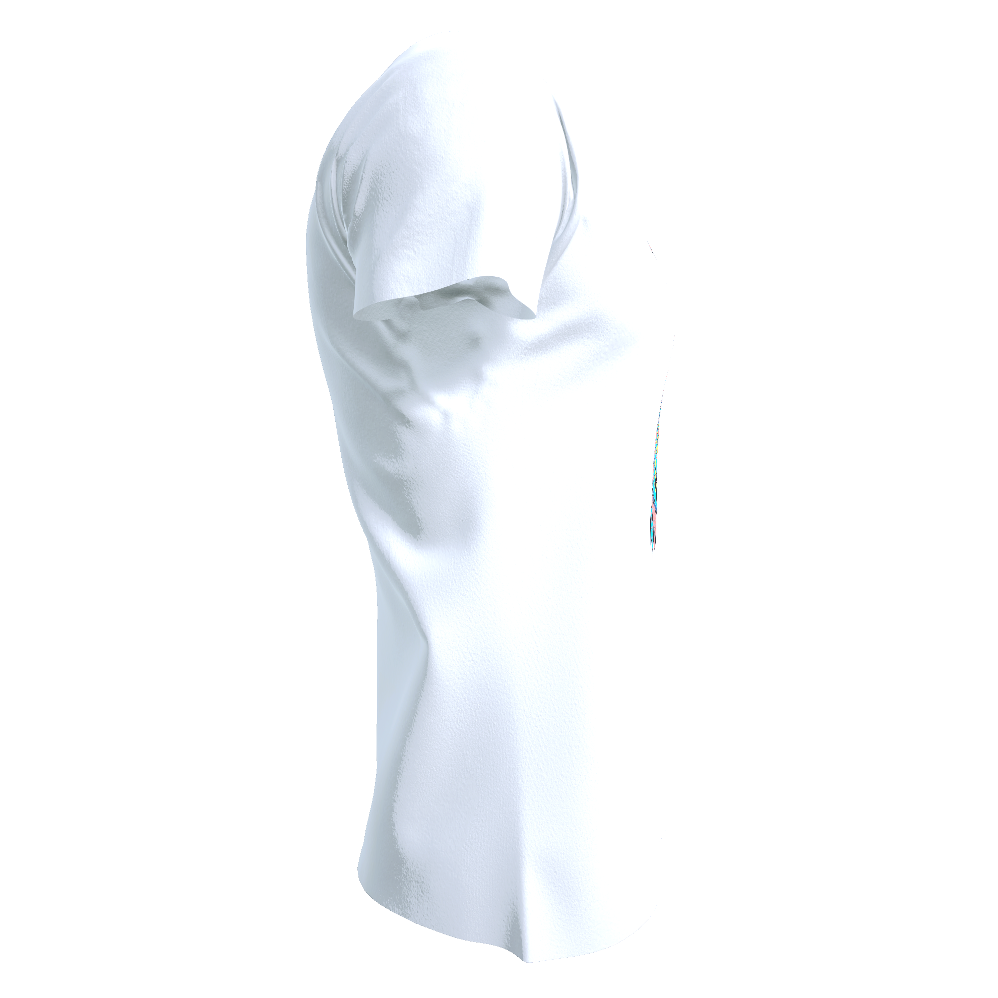 Playera blanca cuello redondo México Jag