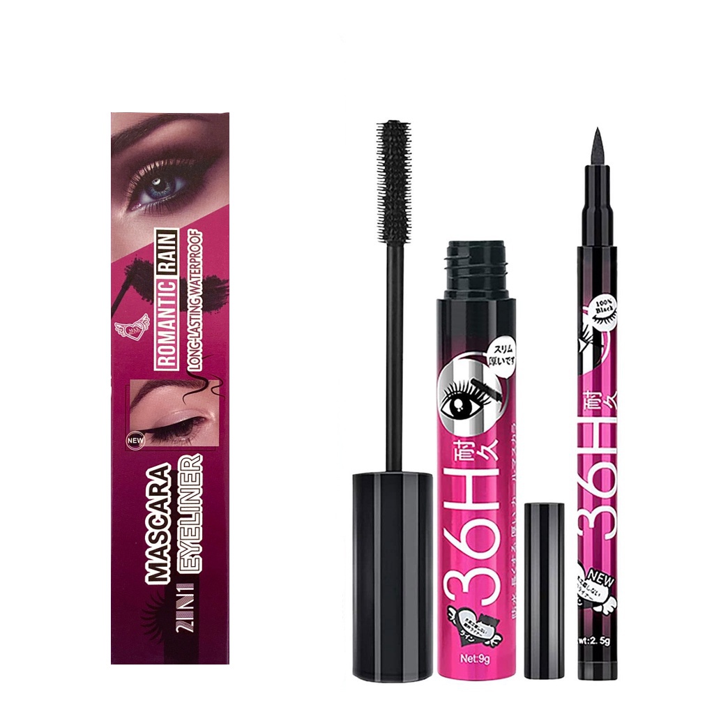Delineador 36h + Mascara De Pestañas Larga Duración