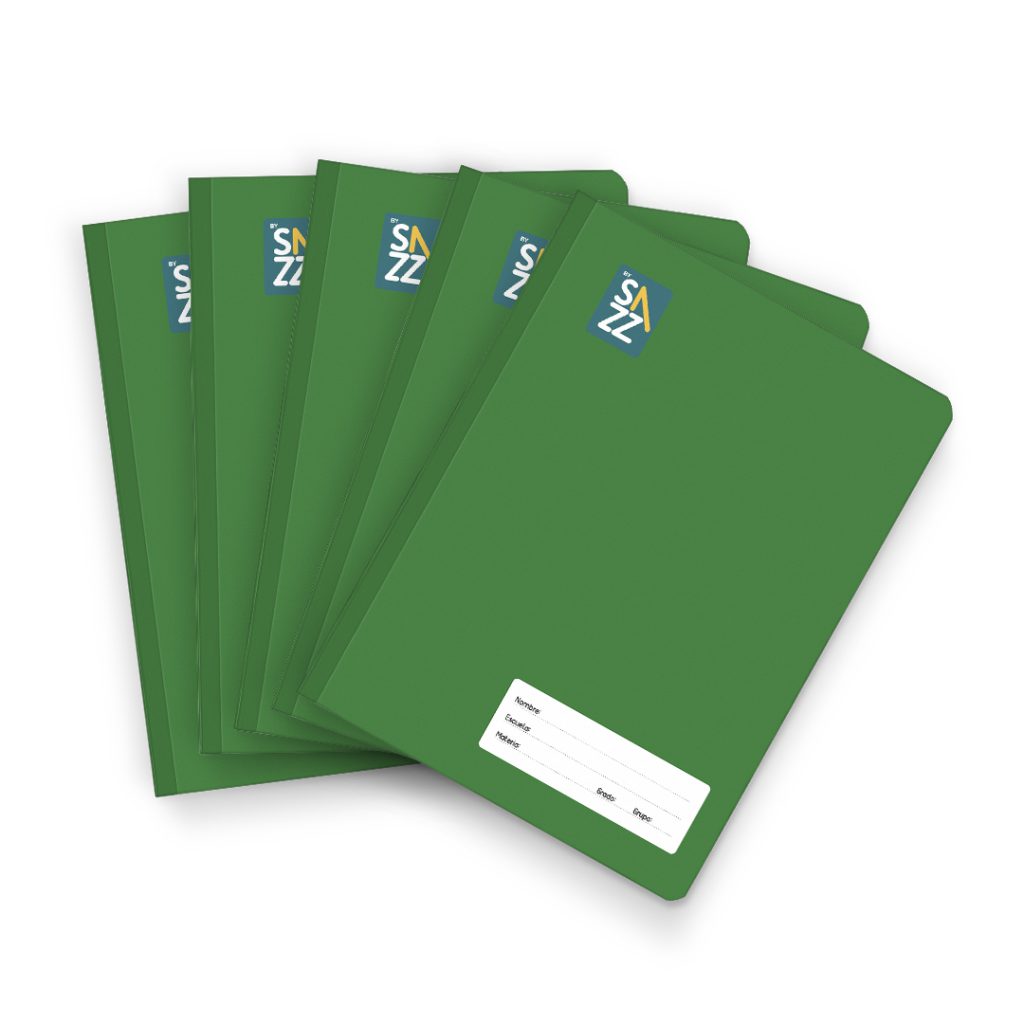 Cuaderno Profesional Cosido Marca Sazz 100 Hojas Blanco