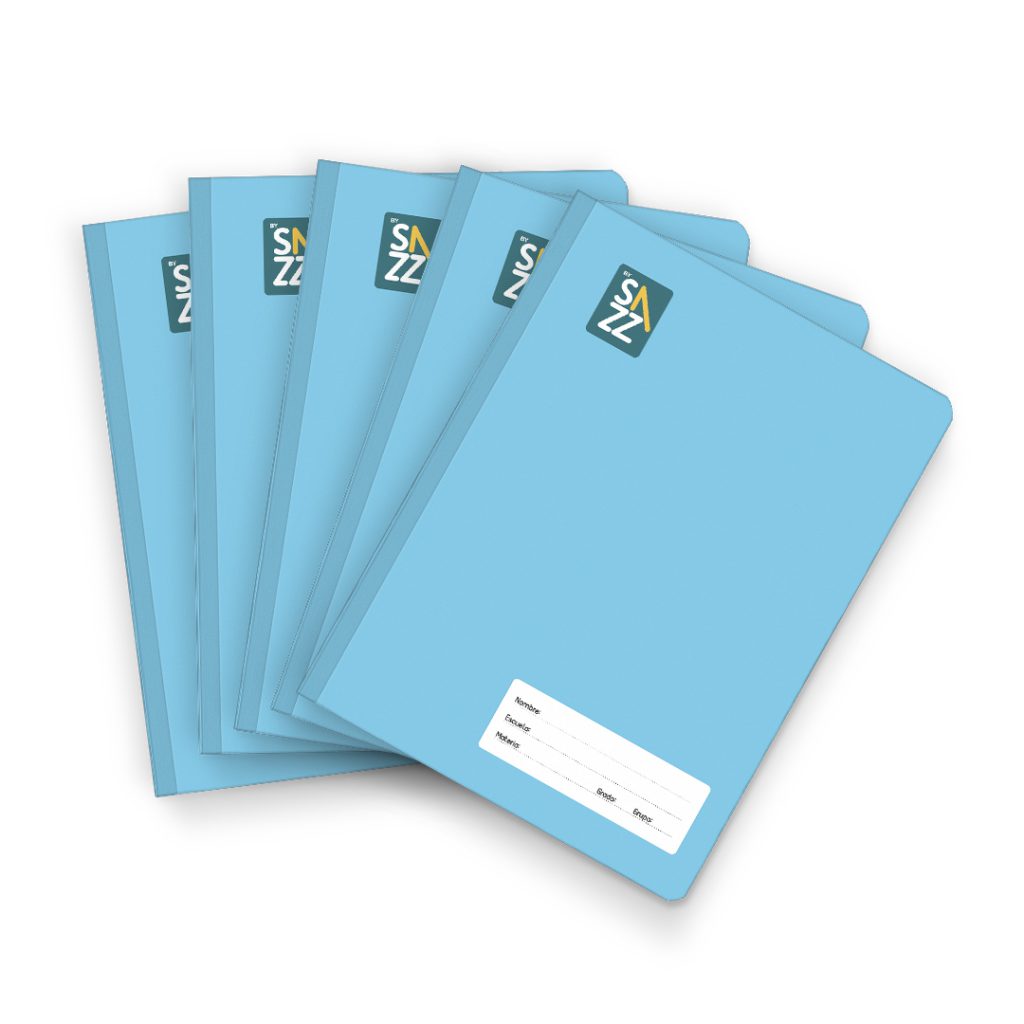 Cuaderno Profesional Cosido Marca Sazz 100 Hojas Blanco