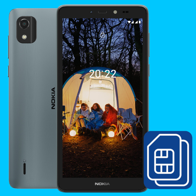 Nokia C2 2e Dual Sim 32 GB +sim Card Con 4 Meses De Servicio Ilimitado