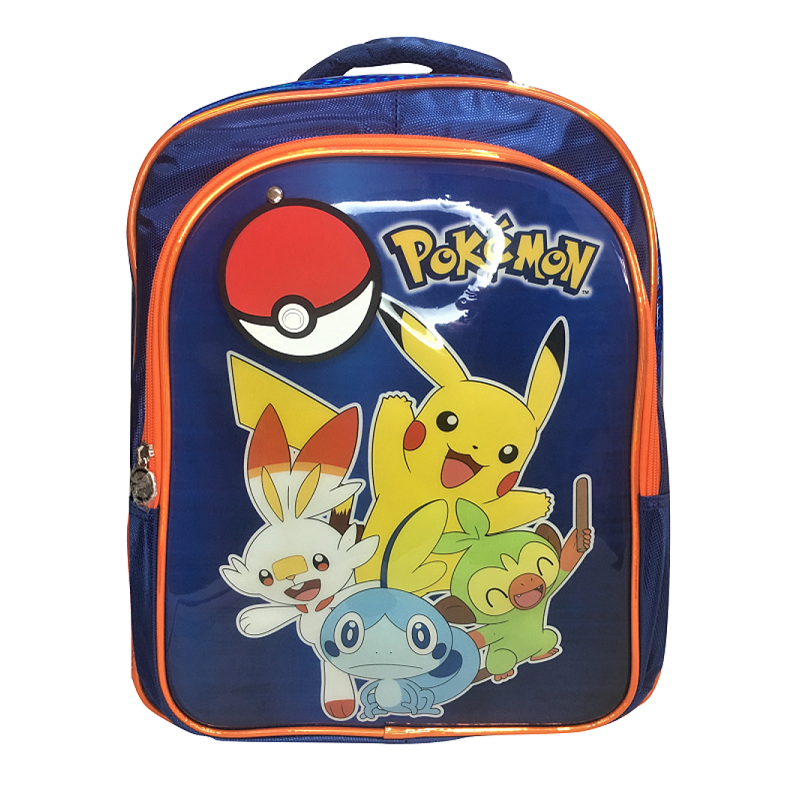 Mochila Primaria Pokemon + Lapicero + Lonchera
