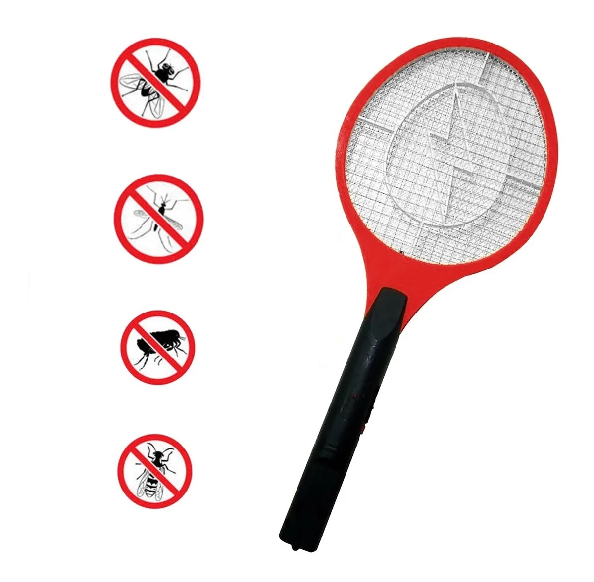 Raqueta Eléctrica Recargable Matamoscas, Matamosquitos y Matainsectos / Master / MP-FLYEKILLER
