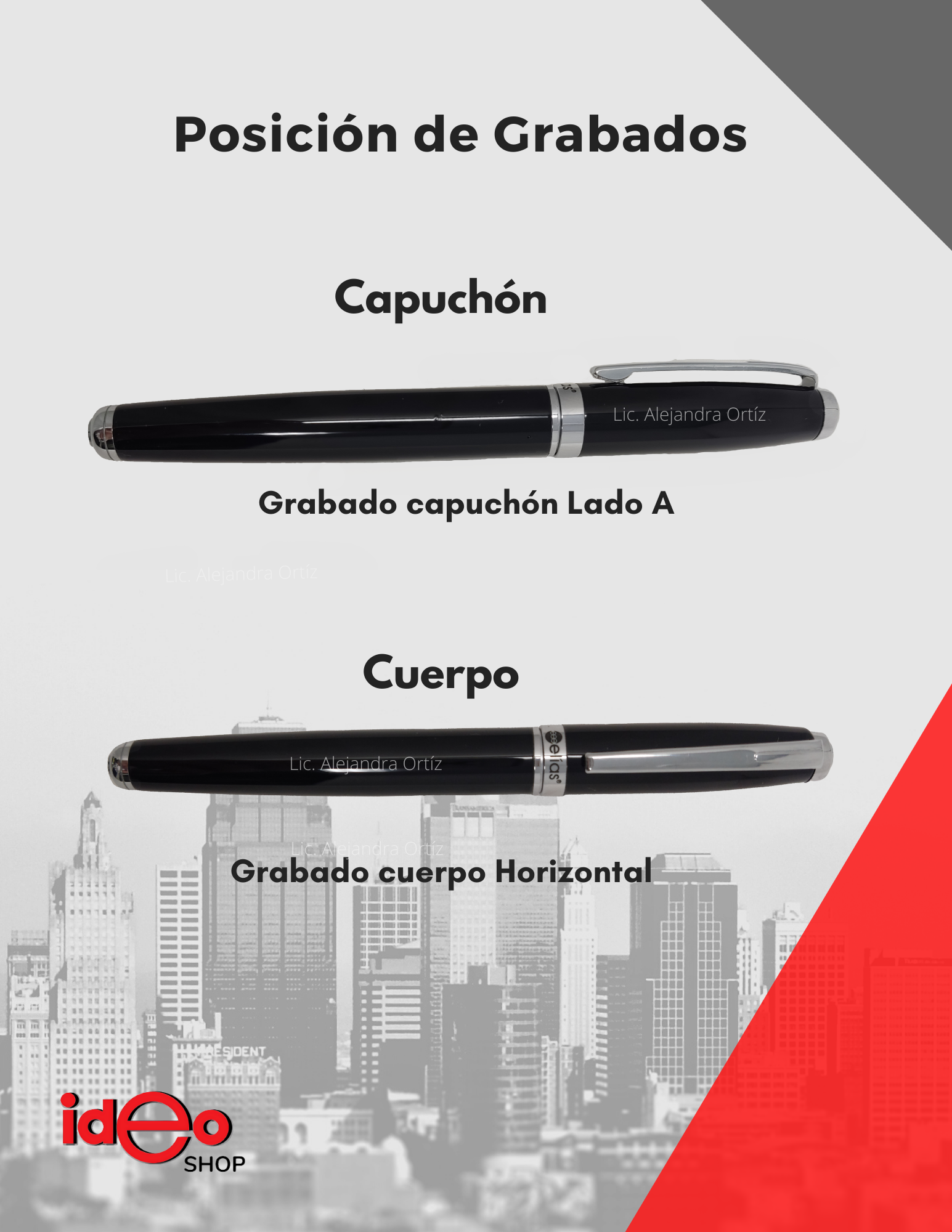 Pluma Fuente Elías Venecia Personalizada