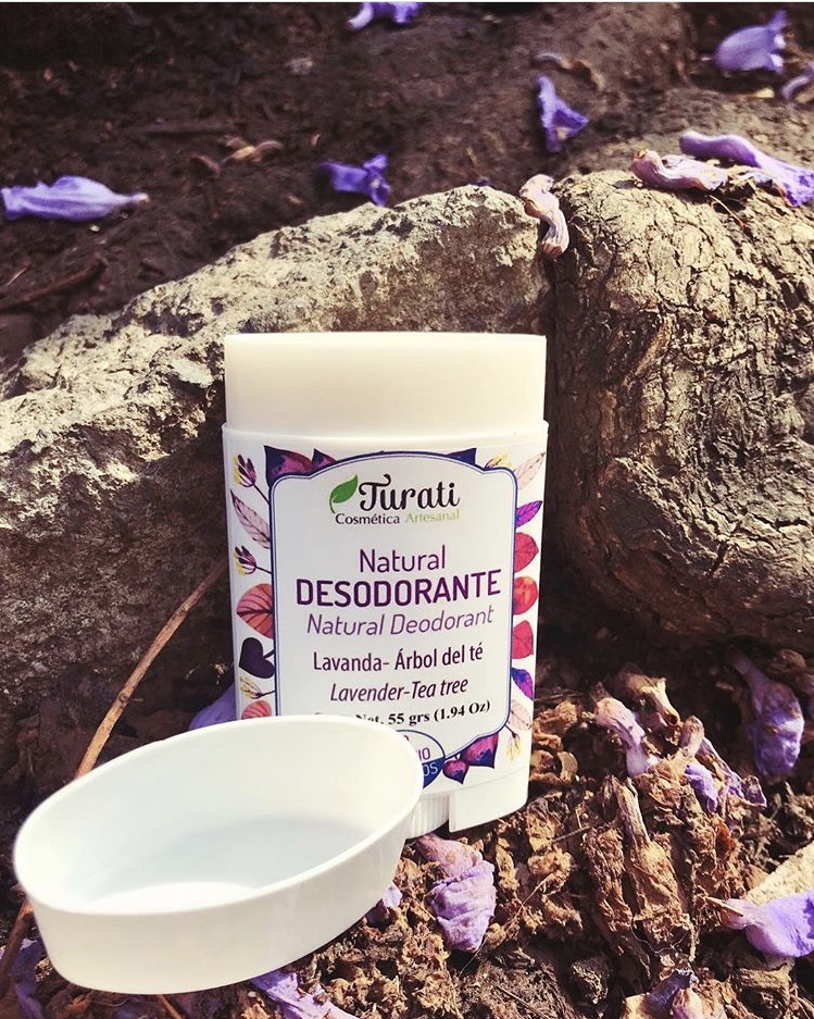 Desodorante natural Turati aroma Lavanda-árbol de té 3 piezas