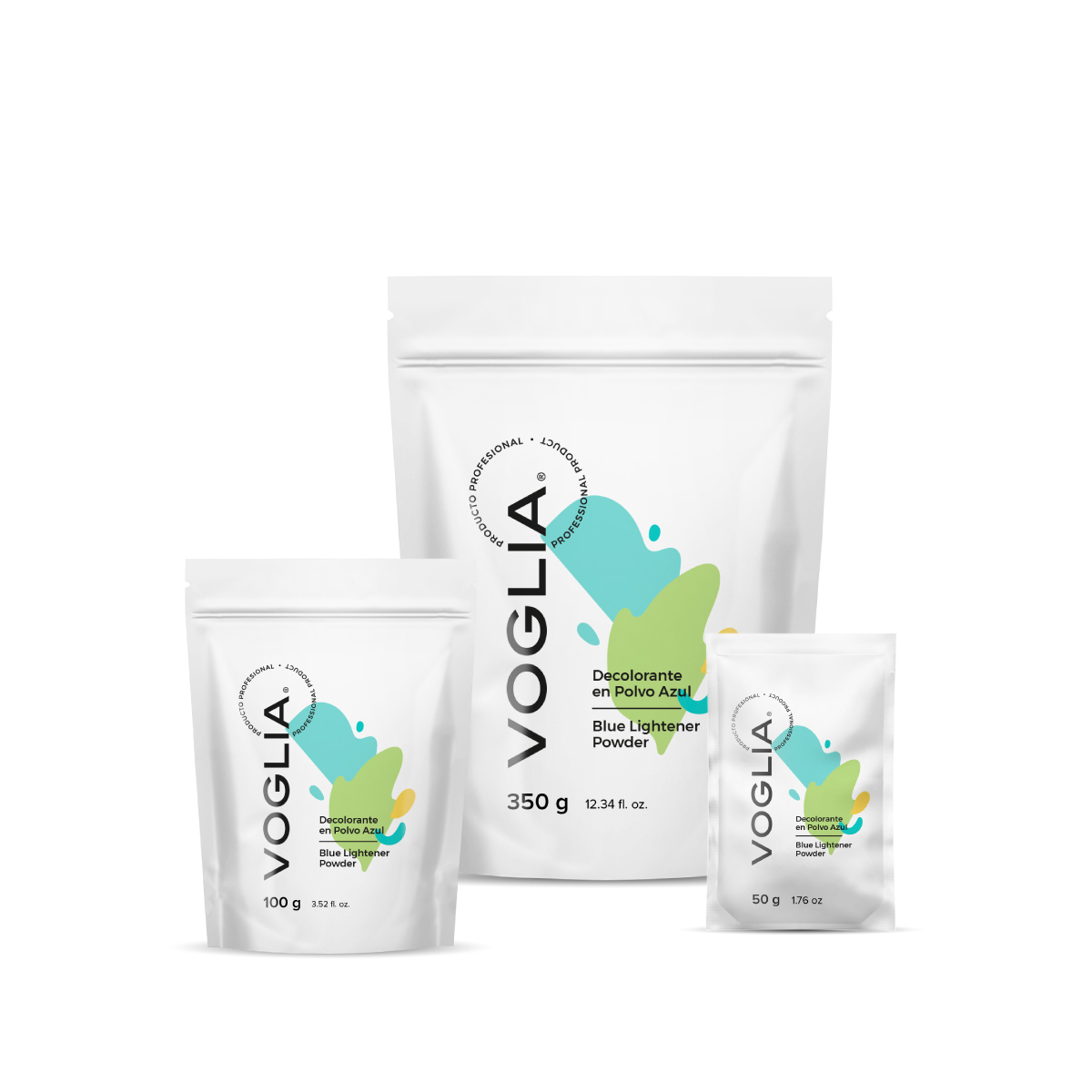 POLVO DECOLORANTE AZUL BY VOGLIA 350GR