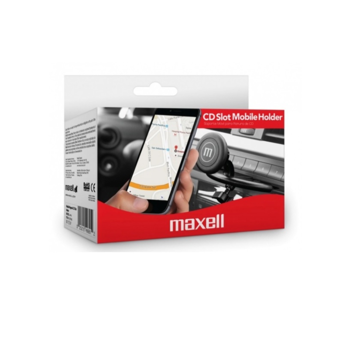 Maxell / Soporte Magnético De Auto Para Celular / Negro /  347642