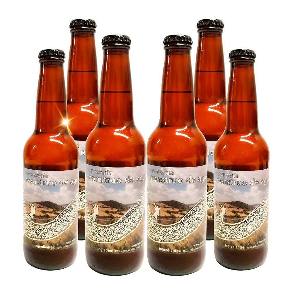 Six Pack Cerveza Artesanal Monstruo de Agua Lager Criolla