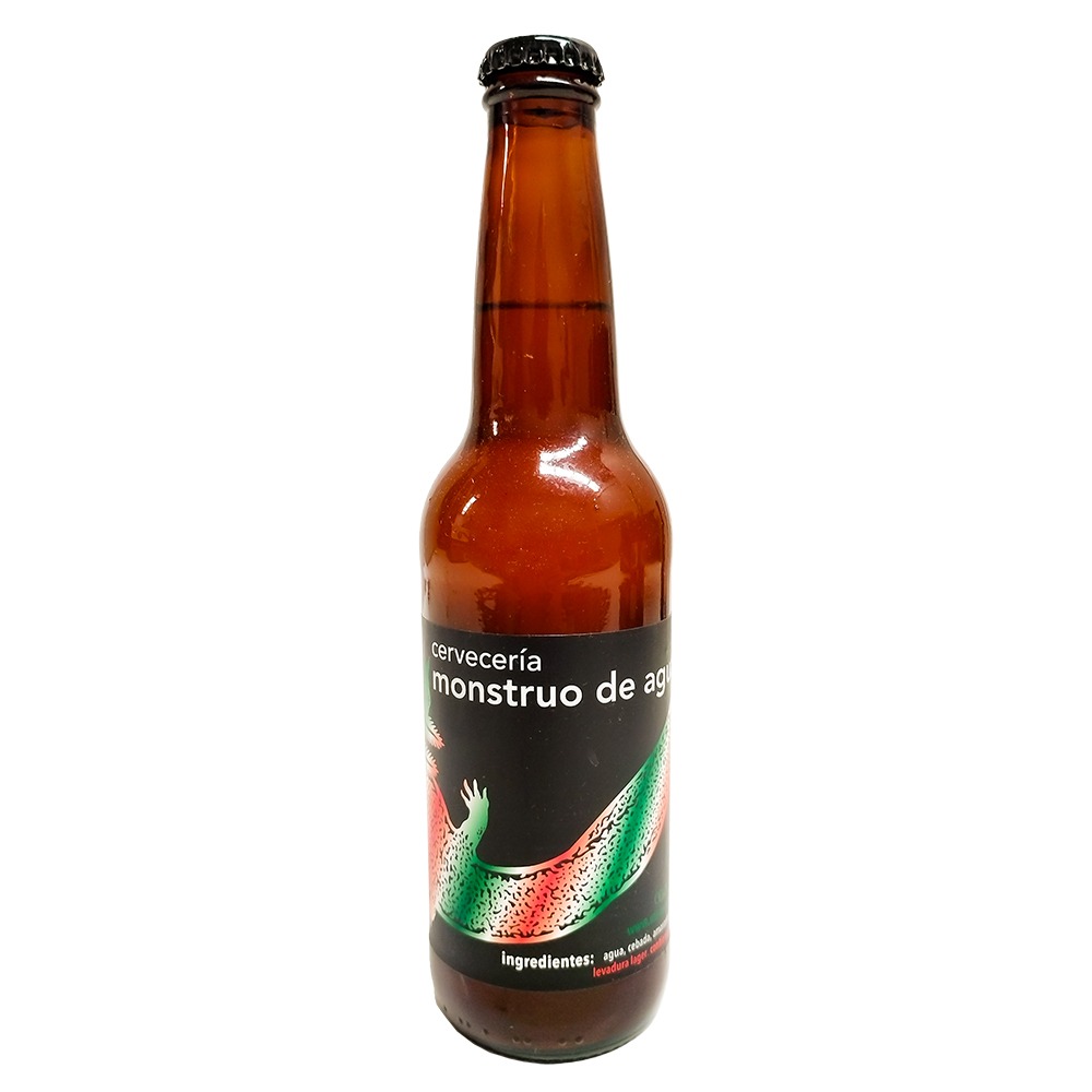 Six Pack Cerveza Artesanal Monstruo De Agua Lager Mexicana