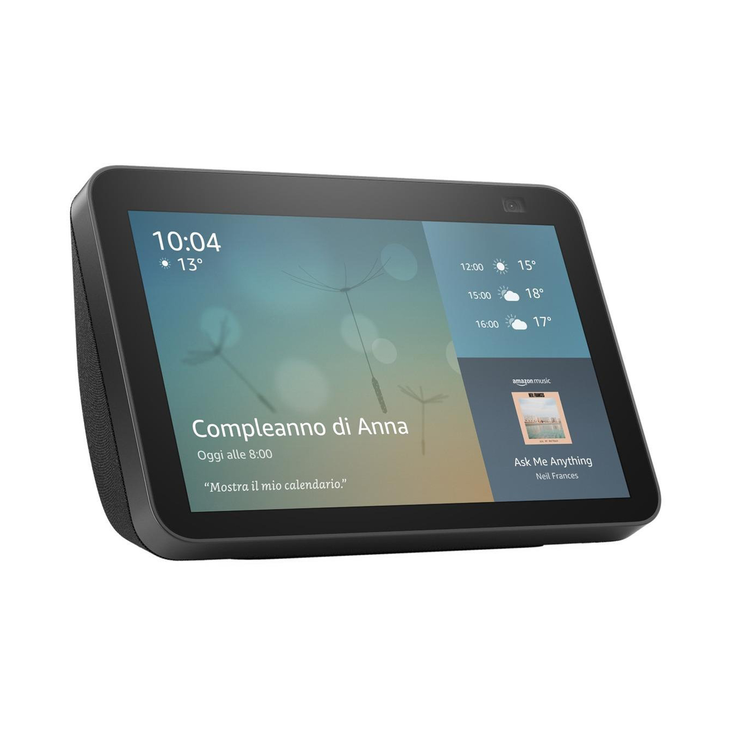 AMAZON ECHO SHOW 8 2DA GENERACION ALEXA NEGRO