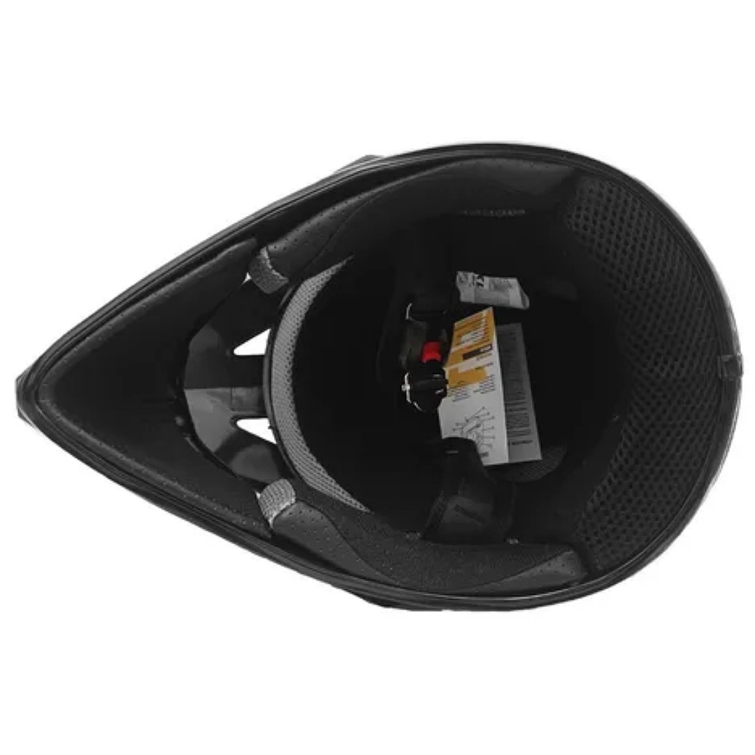 Casco Tipo Cross Negro Mate Enduro Atv Liso Xl Junior