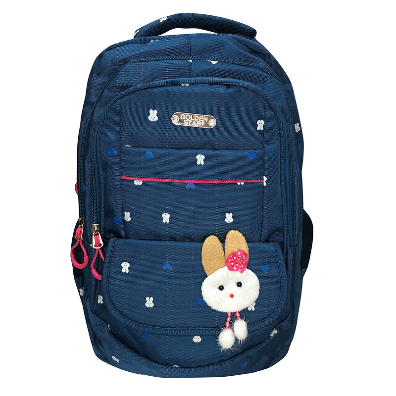  Joisal Swan Princess Golden Glitter Crown - Mochila para niños,  mochila de viaje para avión para niñas de 6 a 12 años, Lindo patrón de  estrella de corazón de conejo, Mochilas