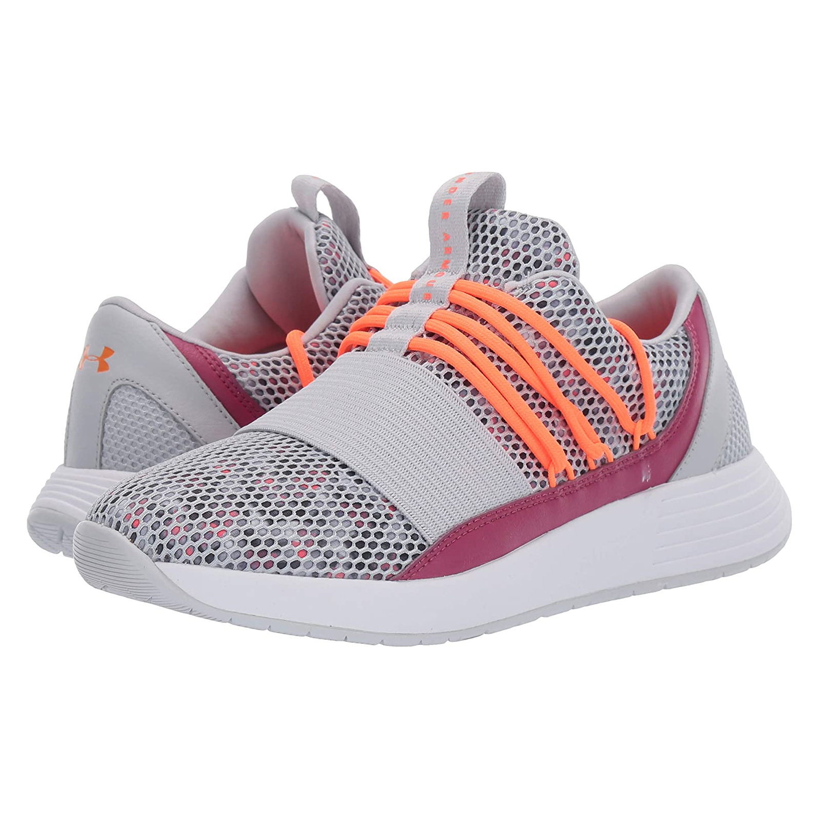 Tenis Under Armour Mujer Gris Blanco W Breathe 3019973105