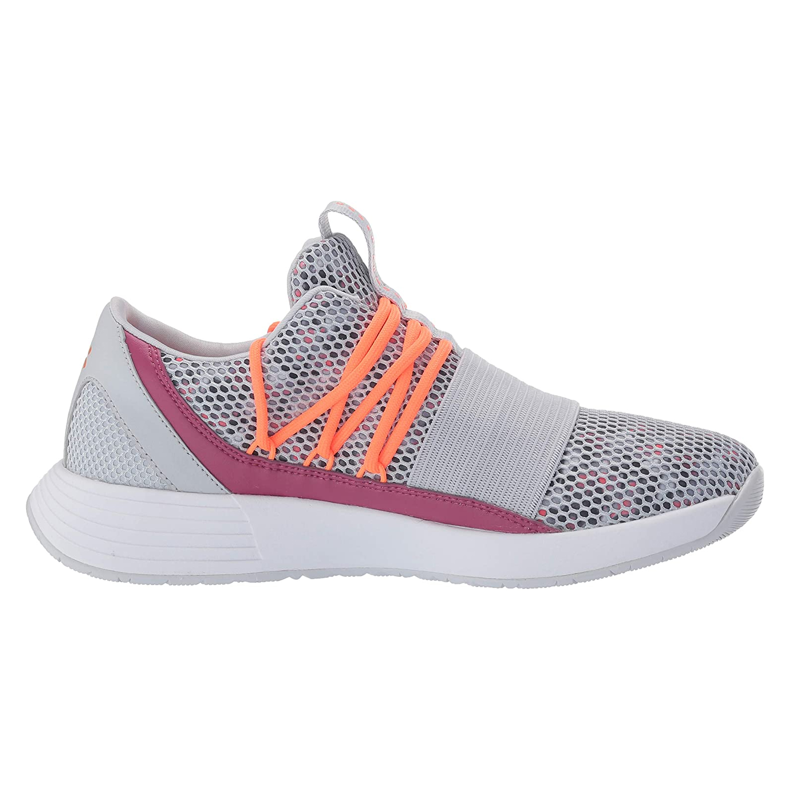 Tenis Under Armour Mujer Gris Blanco W Breathe 3019973105