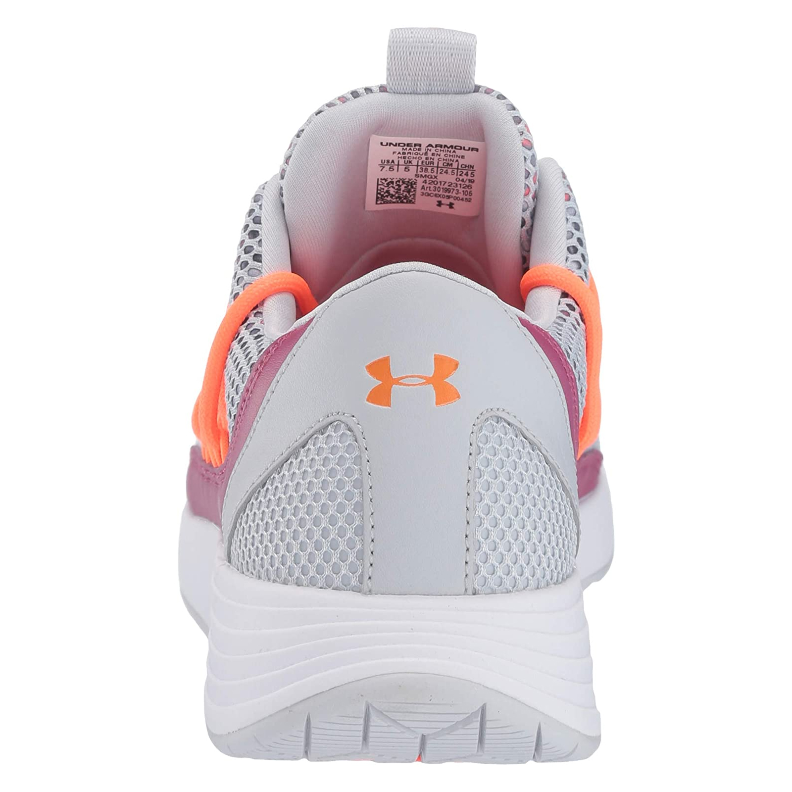 Tenis Under Armour Mujer Gris Blanco W Breathe 3019973105