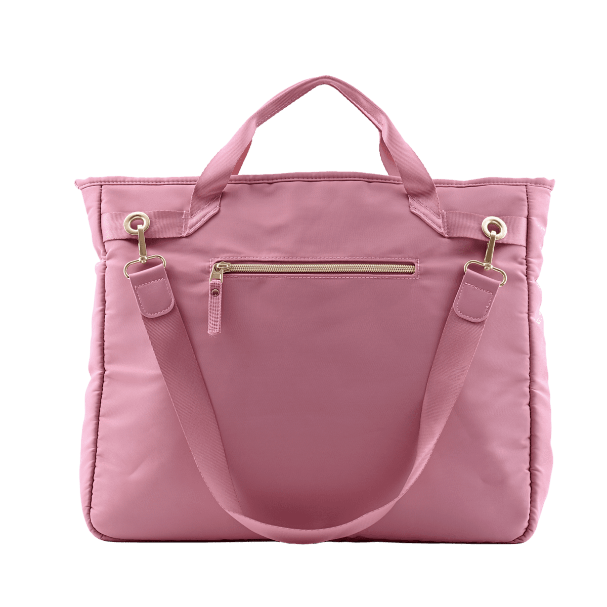 LuckyLy Bolsa para Laptop Mujer hasta 15.6 Pulgadas, Moderna con Múltiples Compartimentos, Modelo Lacy, Rosa