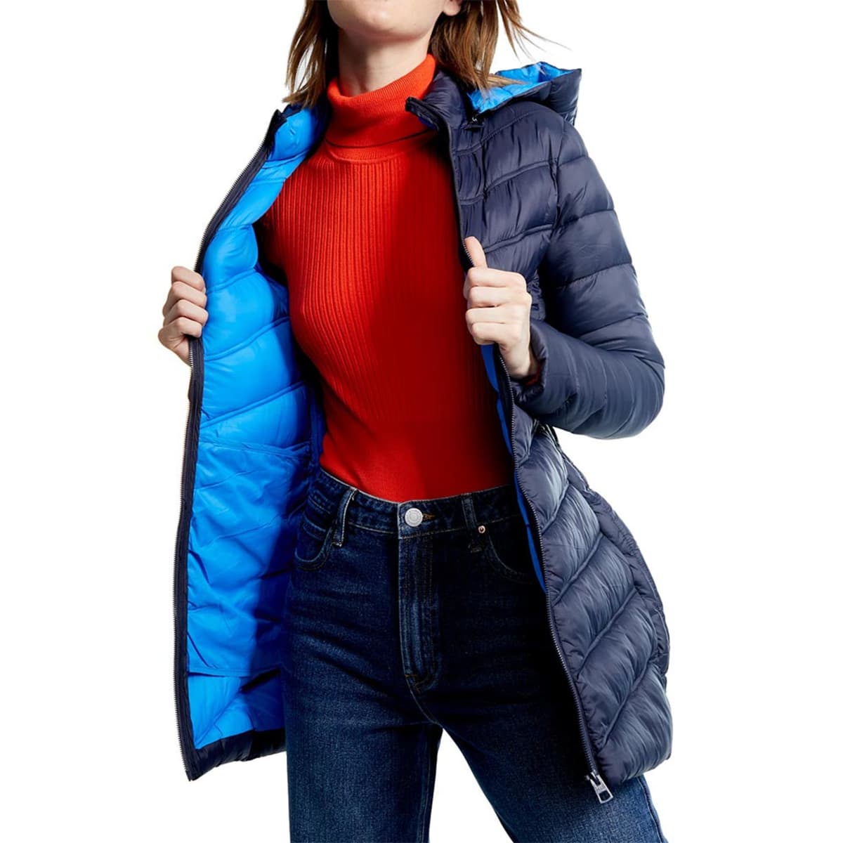 Chamarra Holly Land color Azul Marino para Mujer S148 871822