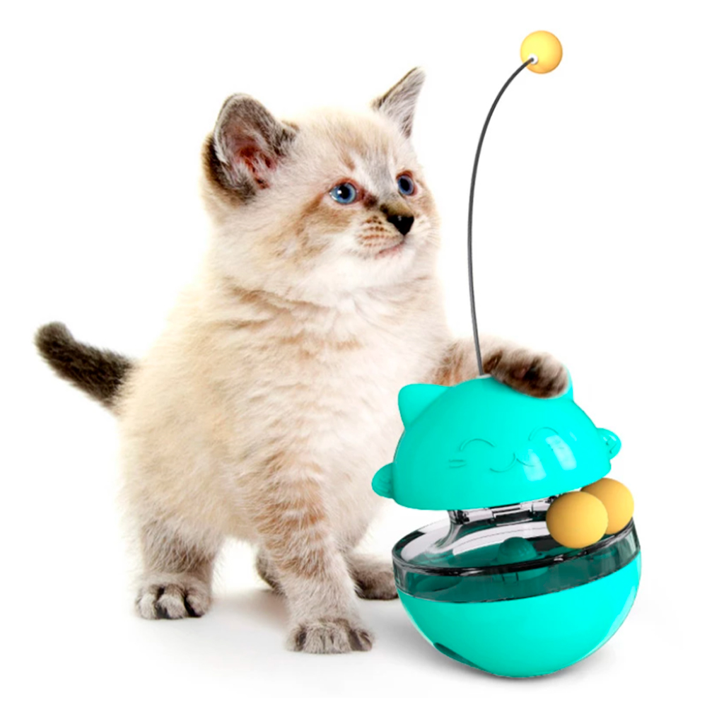 Juguete Interactivo Giratorio Para Gato Con Dispensador De Premios Innovapets