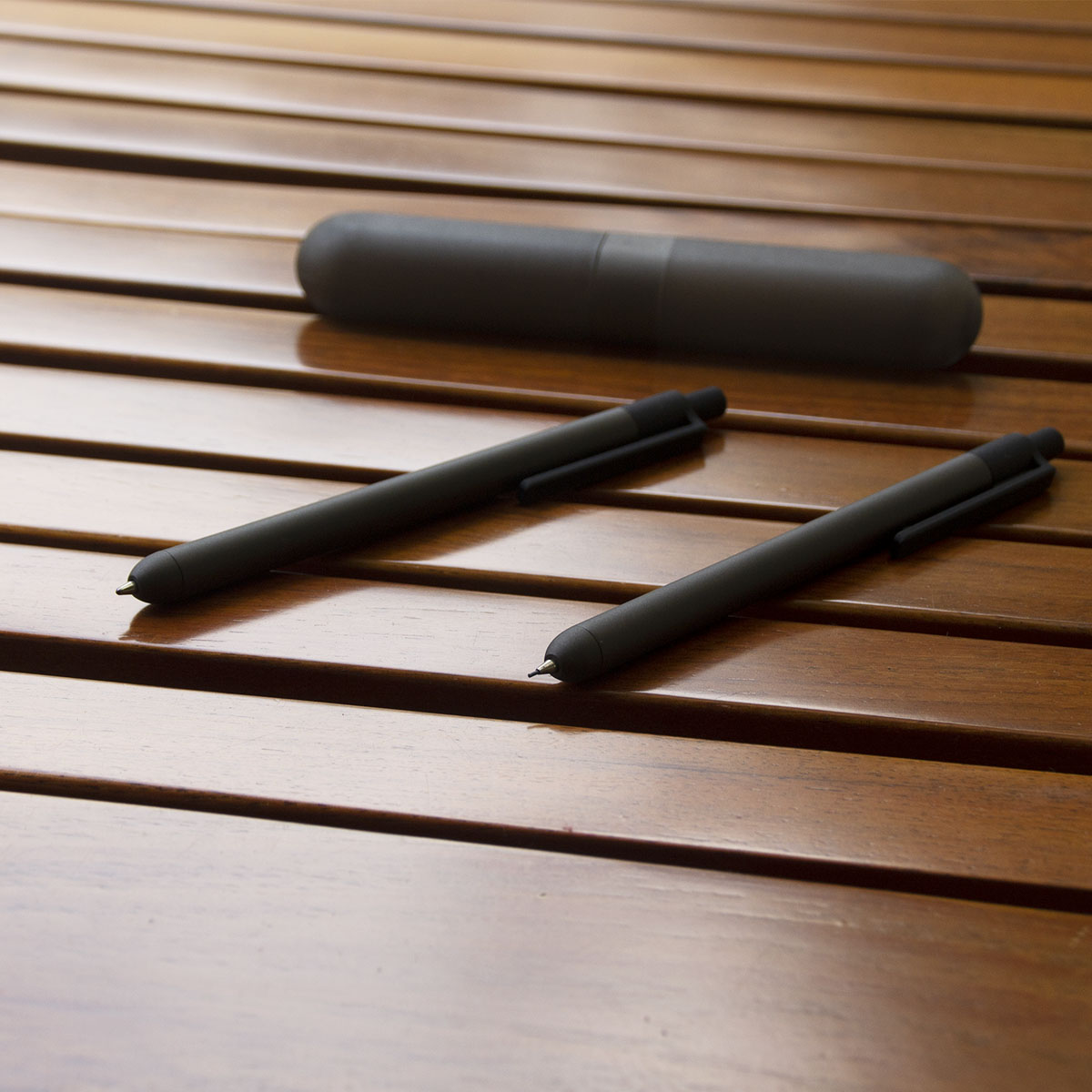 Bolígrafo, Lapicero negro Duo. Bolap, Incluye Personalizado