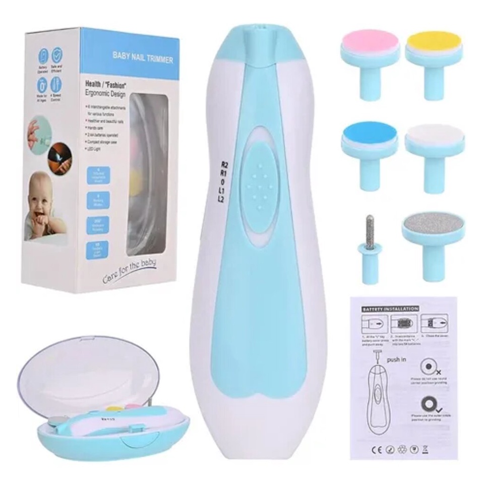 Lima De Uñas Eléctrica Para Bebés Portátil.