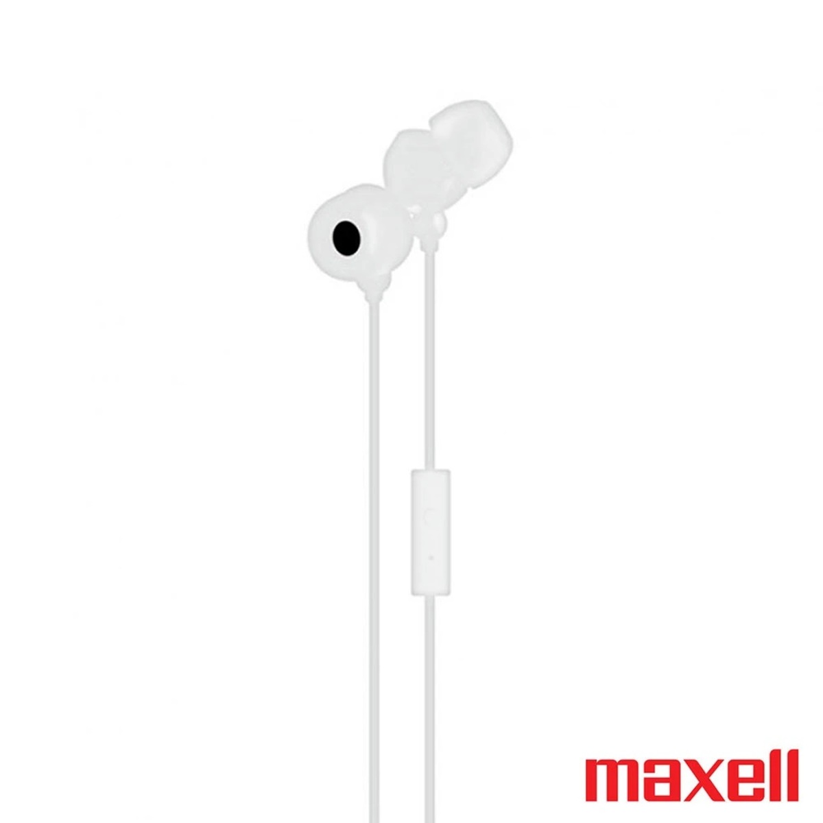 Audifonos Maxell / Plugs Con Micrófono / Alambrico / 3.5mm / 347365 / Blancos