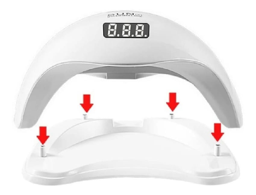 Lámpara De Uñas Uv De Gel 48w.