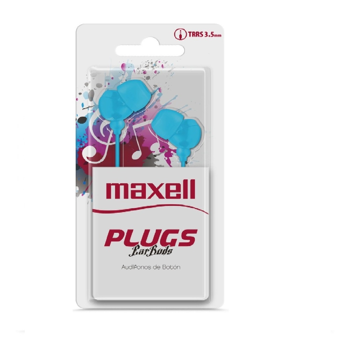 Audifonos Maxell / Intrauriculares / In - 225 / Alambrico / 3.5mm / 347170 / Azules