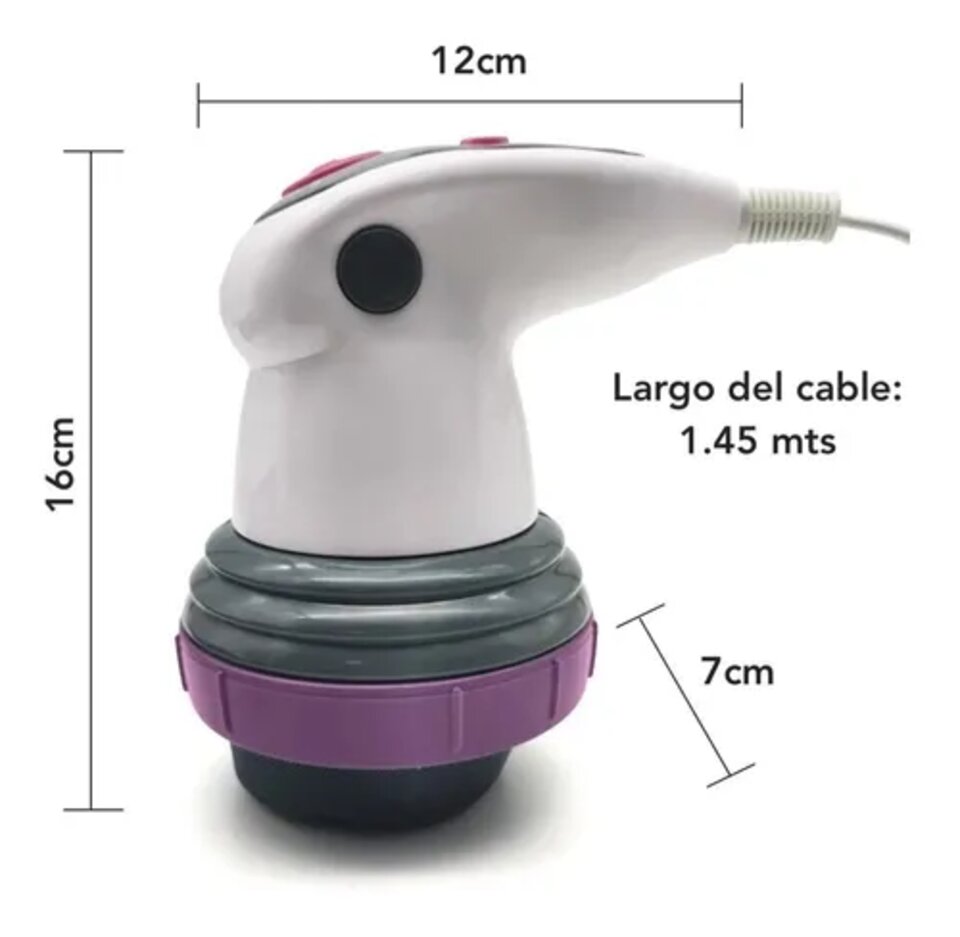 Masajeador infrarrojo eléctrico quema grasa y anti celulitis.