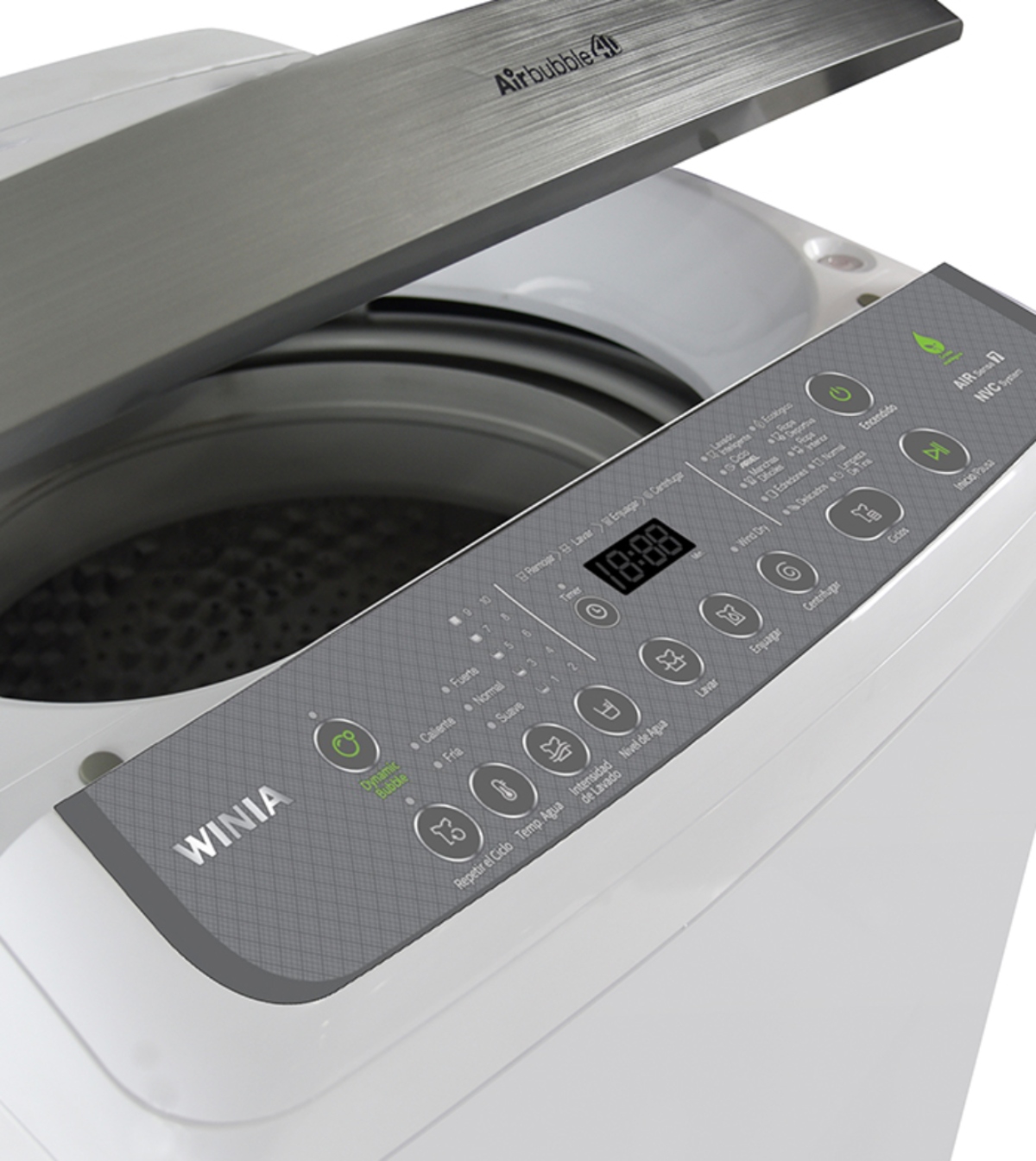 LAVADORA AUTOMÁTICA WINIA WHF-21GWW2CG 21 KG BLANCO/GRIS ORT ENTREGA SÓLO VÁLIDA EN LA CIUDAD DE MÉXICO Y ZONA METROPOLITANA