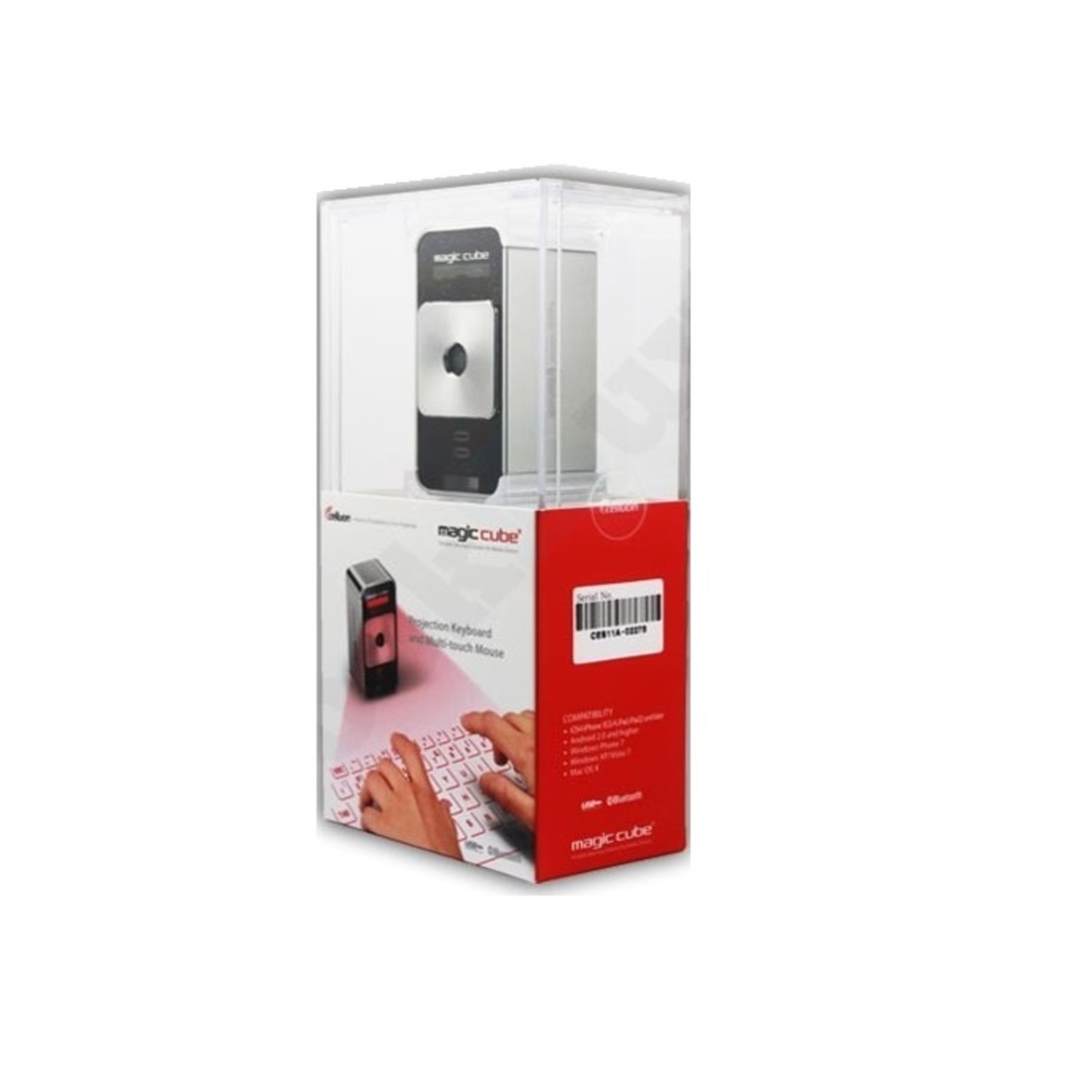 Teclado Bluetooth / Con Proyeccion Laser - Celluon / Magic Cube / CES122-00233