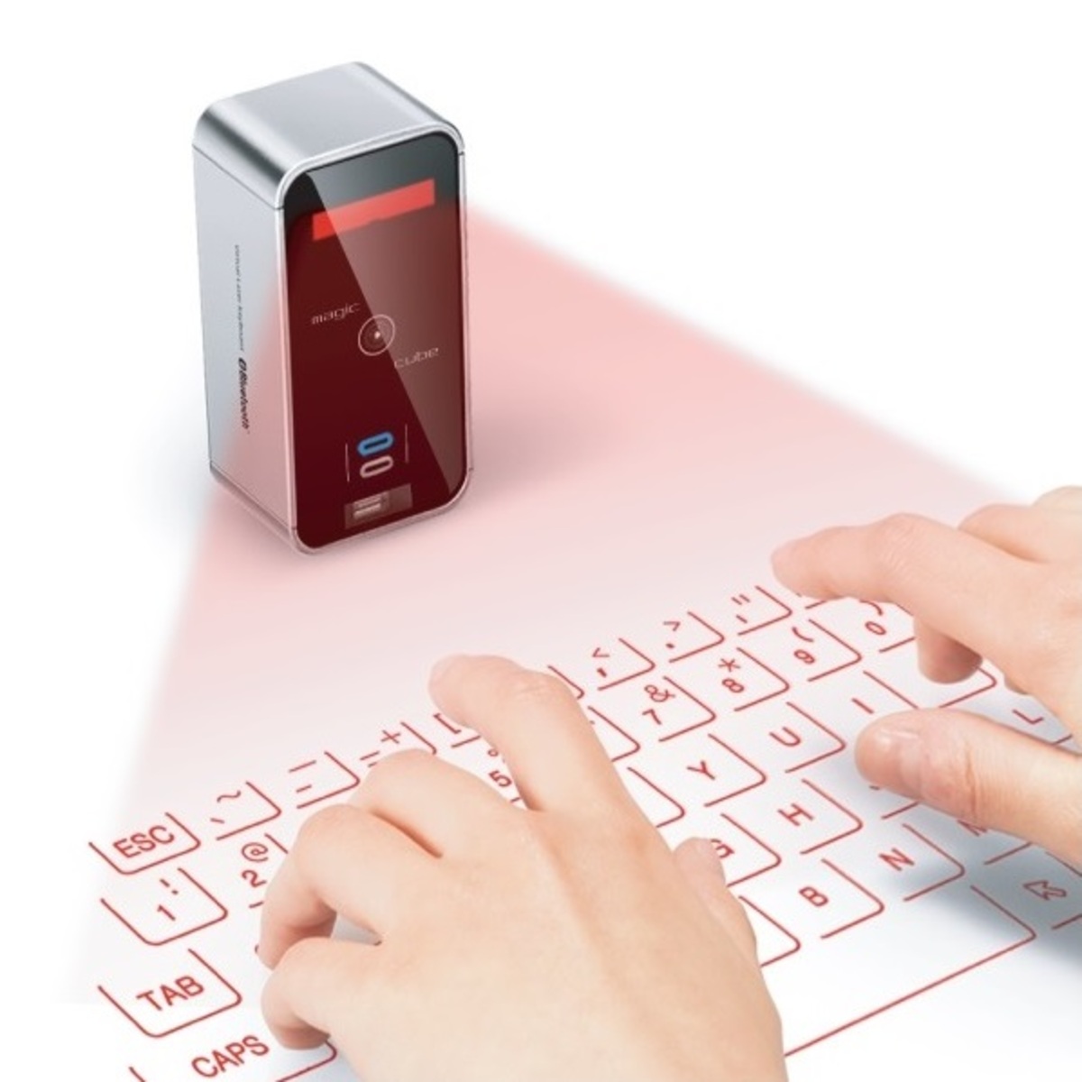 Teclado Bluetooth / Con Proyeccion Laser - Celluon / Magic Cube / CES122-00233