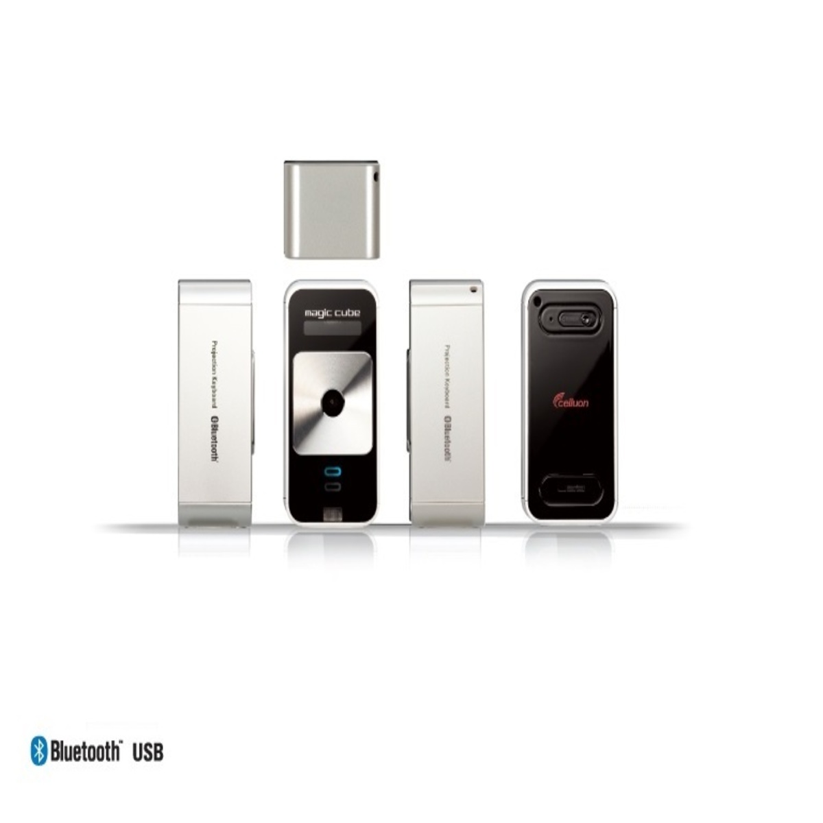 Teclado Bluetooth / Con Proyeccion Laser - Celluon / Magic Cube / CES122-00233