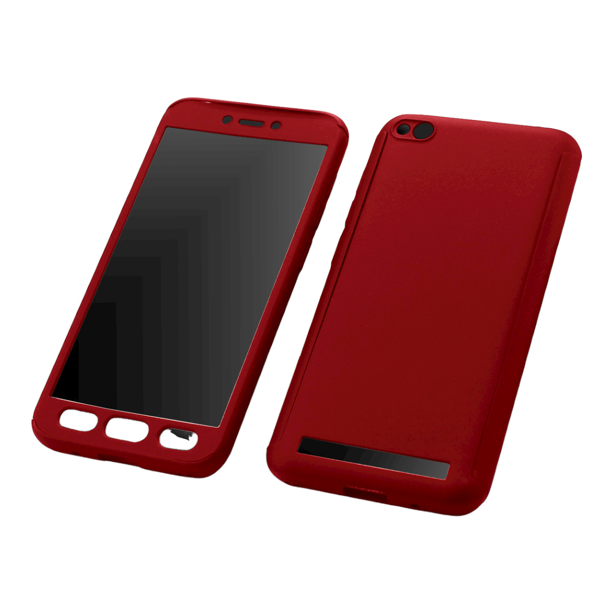 Funda Case Triche para XIAOMI REDMI 5A Diseño 360 Color Rojo