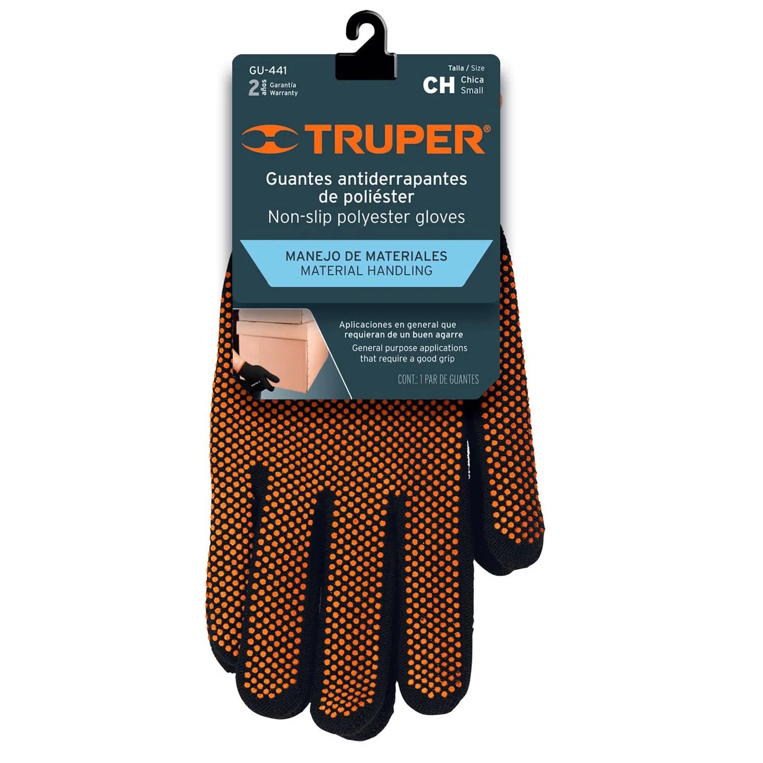 Guantes Antiderrapante De Poliéster Truper 12650