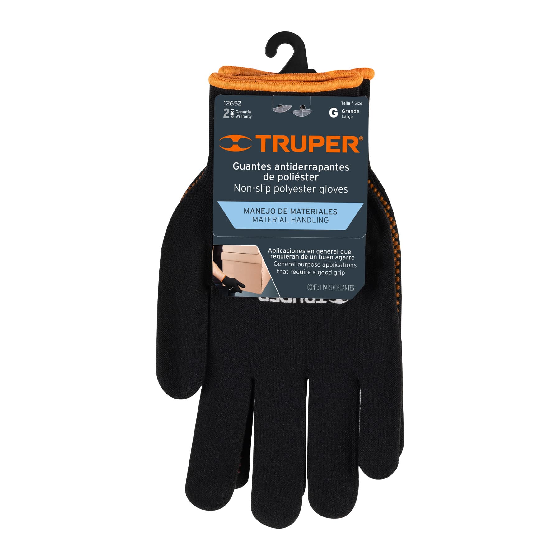 Guantes Antiderrapante De Poliéster Truper 12650