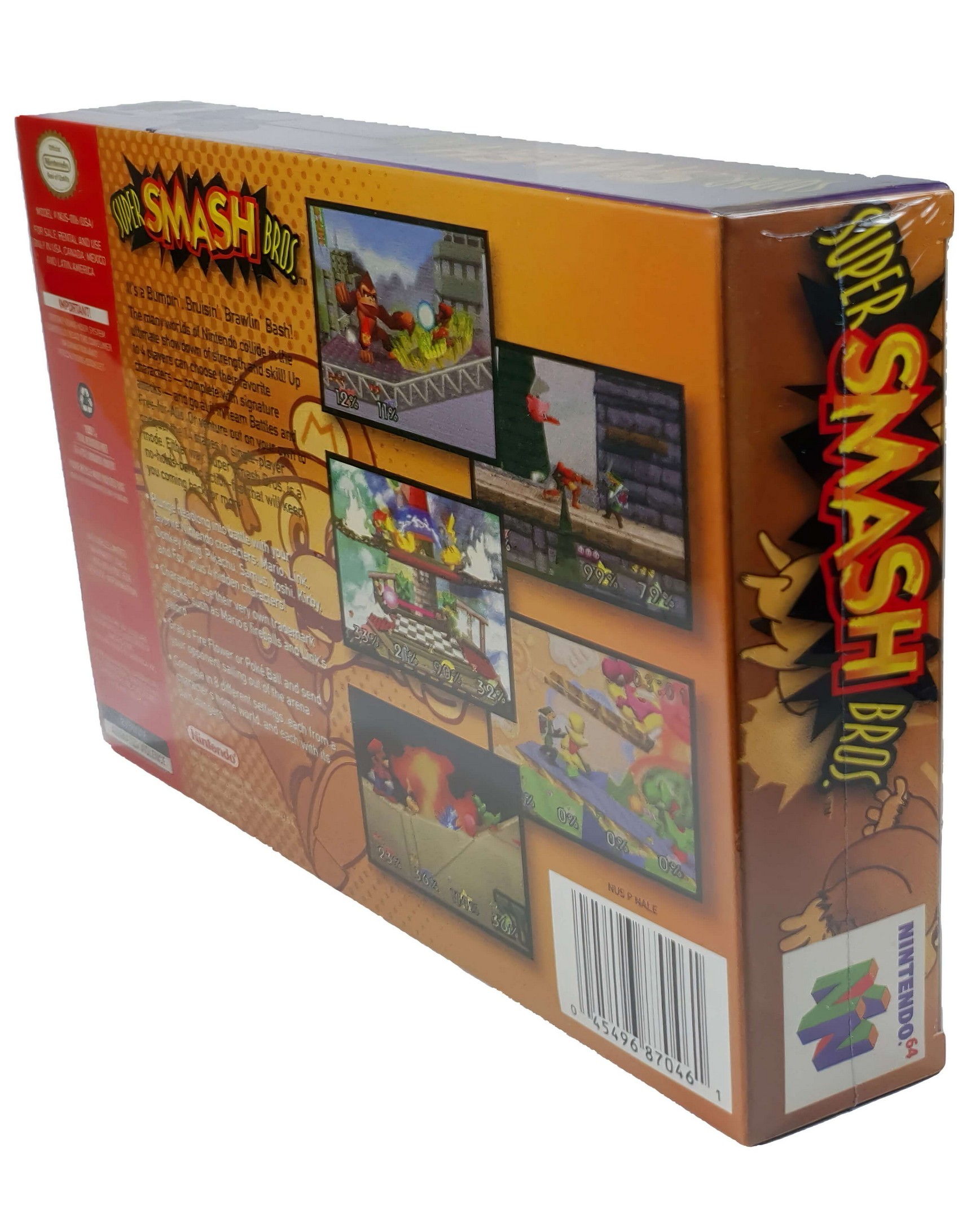 Super Smash Bros Standard Edition Nintendo 64 Físico En Caja