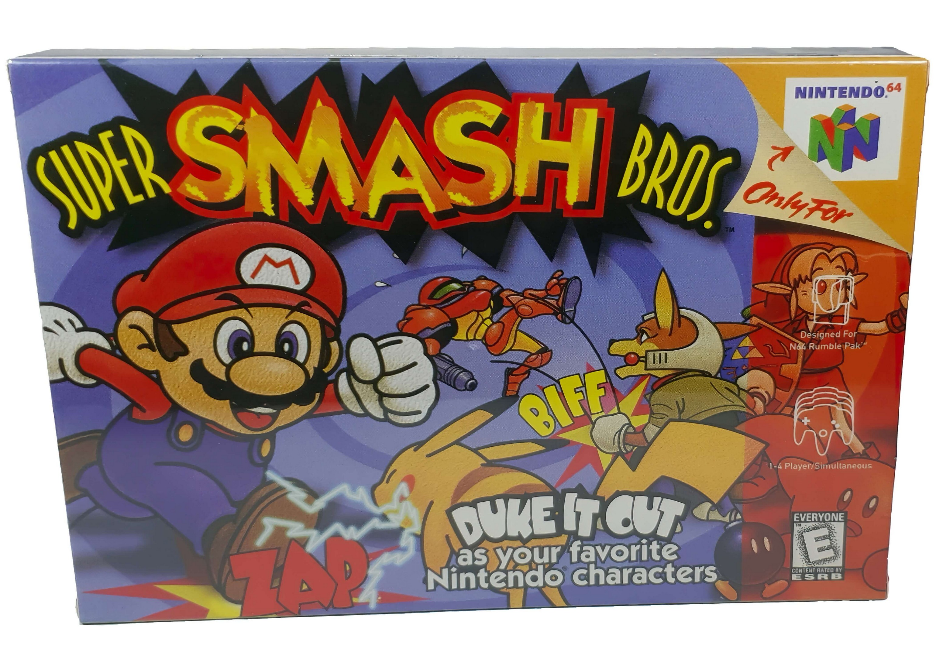 Super Smash Bros Standard Edition Nintendo 64 Físico En Caja