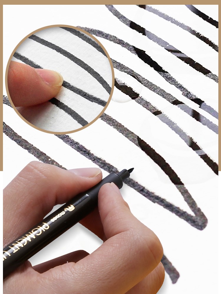 Estilógrafo Para Caligrafía Rotulador Fineliner Set De 12 Plumoteca