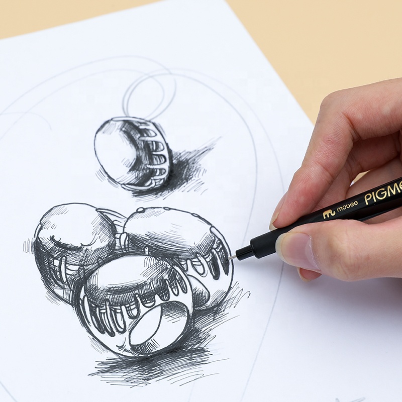 Estilógrafo Para Caligrafía Rotulador Fineliner Set De 12 Plumoteca